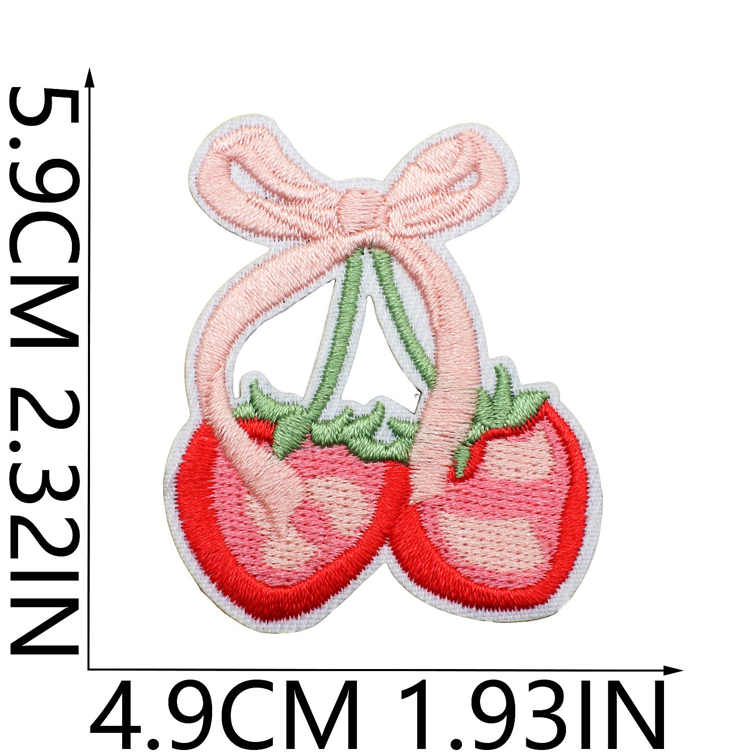 Wholesale Sweet Embroidered Cloth Sticker Valentine Bear Patch Sticker